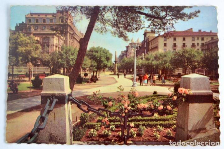 Postales: Tarjeta Postal. 705-Zaragoza. Plaza de Arag&oacute;n y Paseo Independencia. Ed. Garc&iacute;a Garrabella. 1959