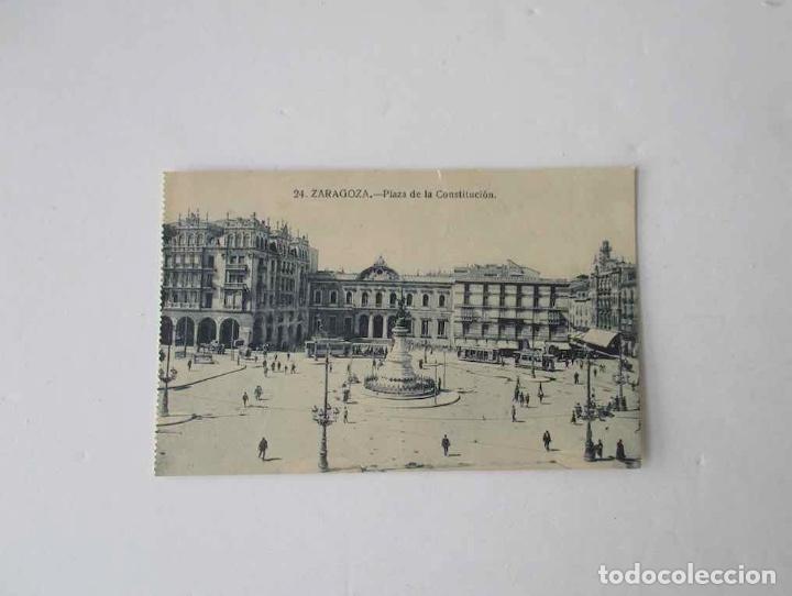 Postales: POSTAL DE ZARAGOZA - PLAZA DE LA CONSTITUCION - Foto 1