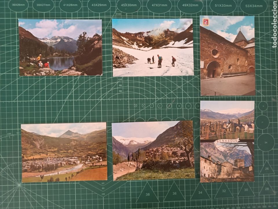 Postales: Lote 6 postales Valle de Benasque - Foto 1