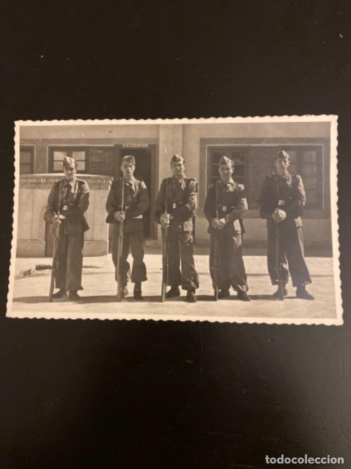 Postales: 5 - tarjeta postal militar fotograf&iacute;a Marin Chivite Soldados A&ntilde;os 40 Zaragoz