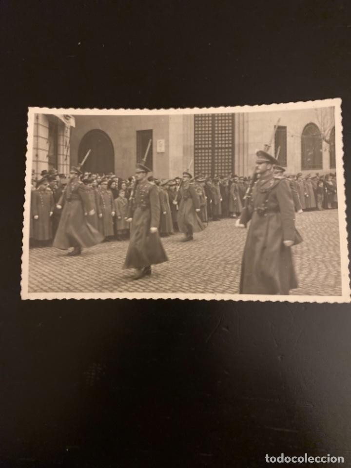 Postcards: 5 - tarjeta postal militar fotograf&iacute;a Marin Chivite Desfile Infanteria A&ntilde;os 40 Zaragoz
