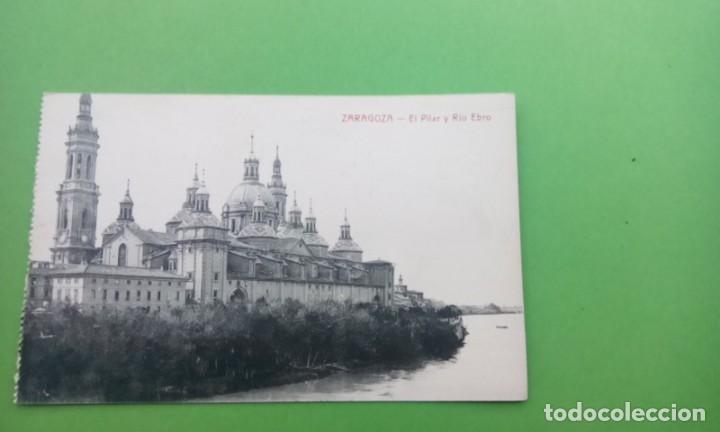 Postales: ZARAGOZA POSTAL ANTIGUA ,BLANCO Y NEGRO - Foto 2