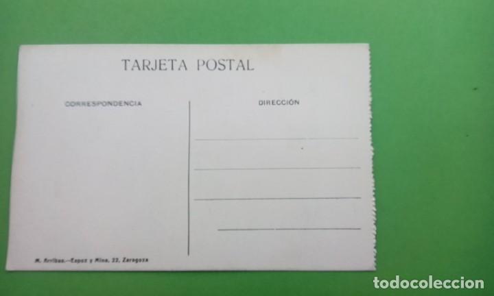 Postales: ZARAGOZA POSTAL ANTIGUA ,BLANCO Y NEGRO - Foto 3