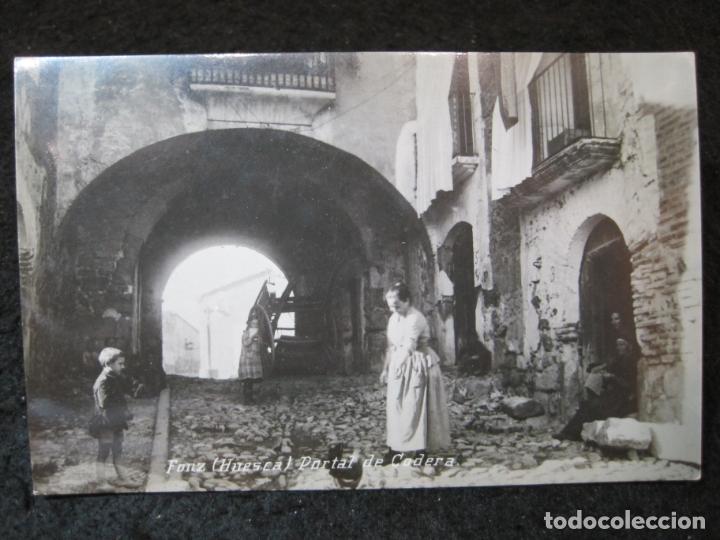 Postales: FONZ-PORTAL DE CODERA-POSTAL ANTIGUA-(94.128) - Foto 1
