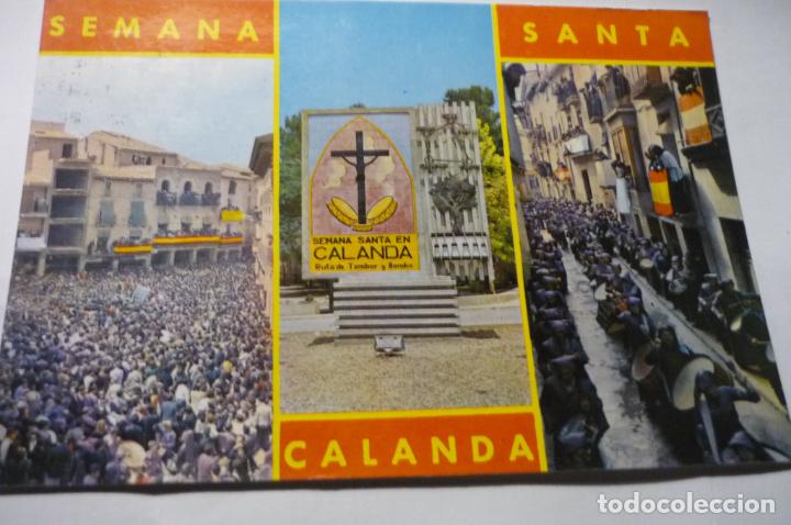 Postales: postal semana santa calanda.-circulada - Foto 1