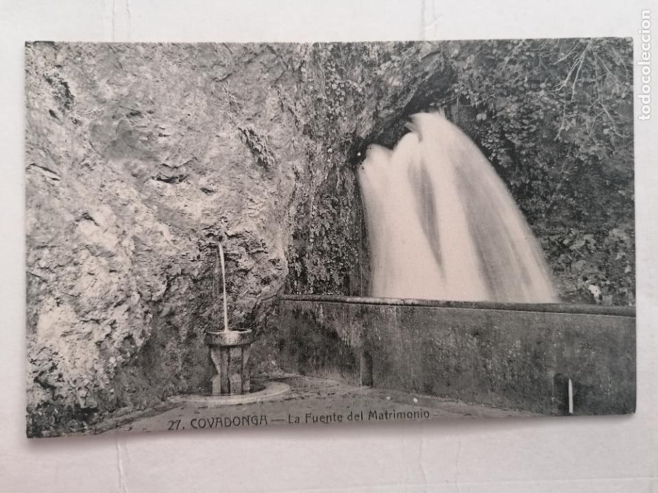 Cartes Postales: POSTAL COVADONGA, LA FUENTE DEL MATRIMONIO