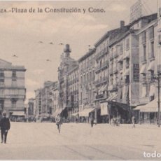 Cartes Postales: ZARAGOZA, PLAZA DE LA CONSTITUCIÓN Y COSO - CARNET POSTAL 1ª SERIE - SIN CIRCULAR. Lote 346150333