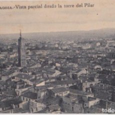 Cartes Postales: ZARAGOZA, VISTA PARCIAL DESDE LA TORRE DEL PILAR - CARNET POSTAL 1ª SERIE - SIN CIRCULAR. Lote 346150808