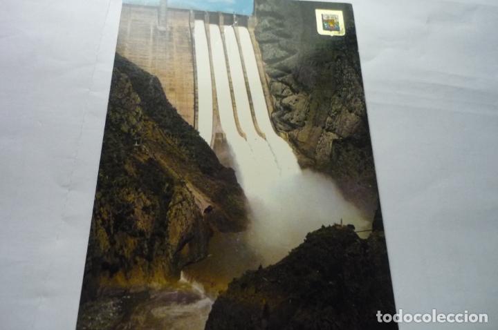 Postales: postal presa de escales.-huesca