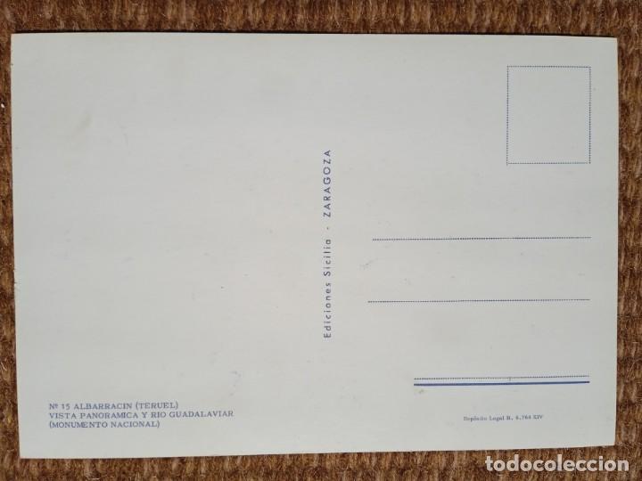 Postales: ALBARRACIN - TERUEL - EDICIONES SICILIA - Foto 2