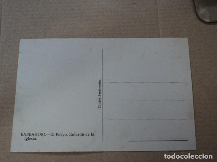 Postales: Barbastro - El pueyo Entrada de la Iglesia - Foto 2