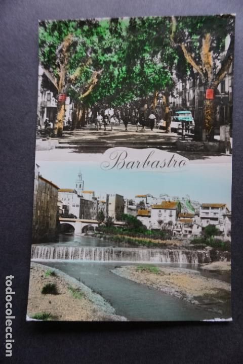Postales: Barbastro, Postal circulada del a&ntilde;o 1964 - Foto 1
