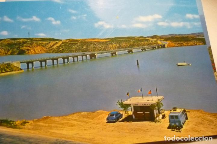 Postales: postal caspe - puente sobre el ebro - Foto 1