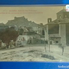 Postales: (PS-70433)POSTAL FOTOGRAFICA DE ALCAÑIZ-ENTRADA SAN FRANCISCO Y SALIDAS DE LAS CARRETERAS DE VALDERR