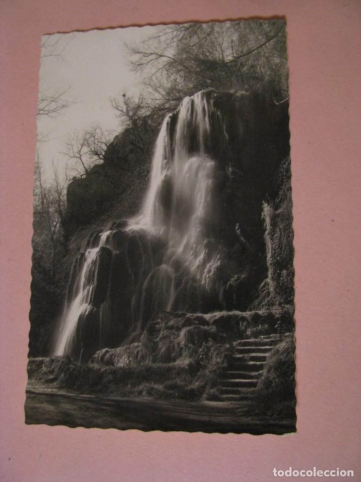 Postales: POSTAL FOTOGR&Aacute;FICA DE MONASTERIO DE PIEDRA. CASCADA TRINIDAD. GARCIA GARRABELLA. CIRCULADA