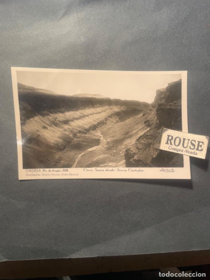 Postales: ORDESA (PIR. DE ARAGON ) CIRCO SOASO DESDE SIERRA CUSTODIA - FOTG. ZERKOWITZ 14X9 CM.