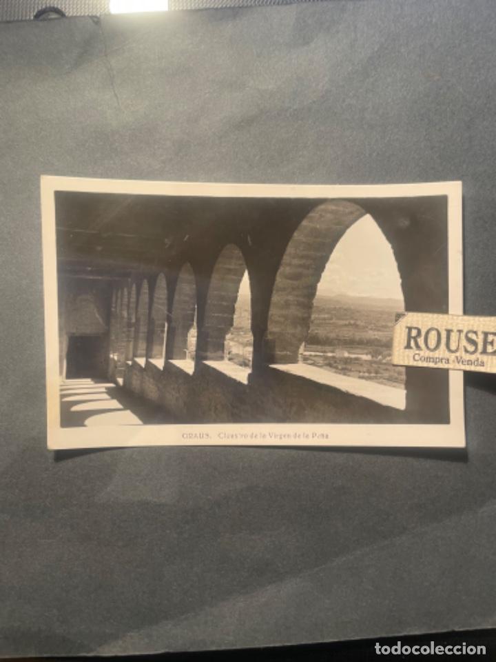 Postales: GRAUS - CLAUSTRO DE LA VIRGEN DE LA PE&Ntilde;A 14X9 CM. - Foto 1