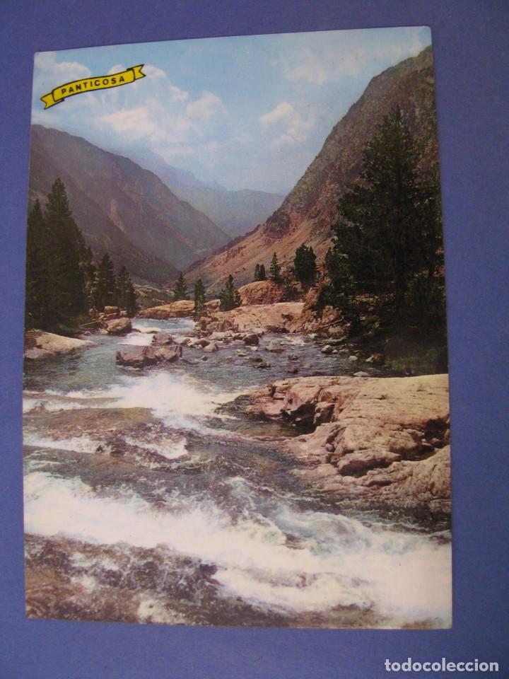 Postales: POSTAL DE BALNEARIO DE PANTICOSA. PAISAJE DESDE BOZUELO. FOTO PE&Ntilde;ARROYA. CIRCULADA.