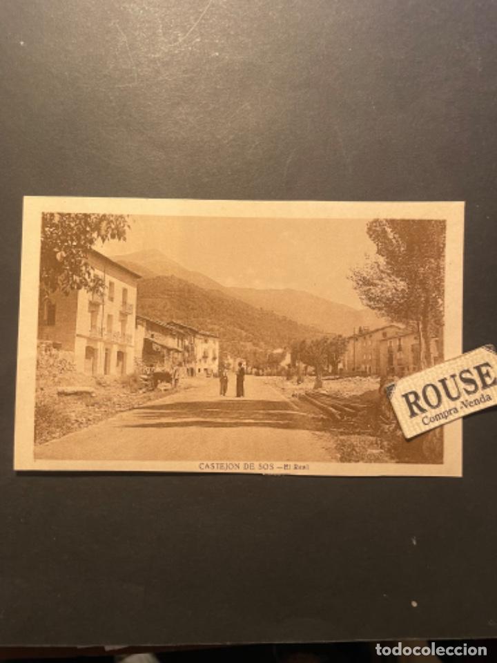 Postales: CASTEJON DE SOS - EL REAL - ANTIGUA POSTAL , 14X9 CM. - Foto 1