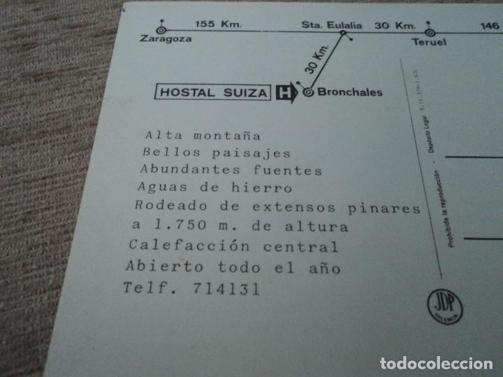 Postales: hostal suiza, bronchales, ed. jdp, - Foto 2