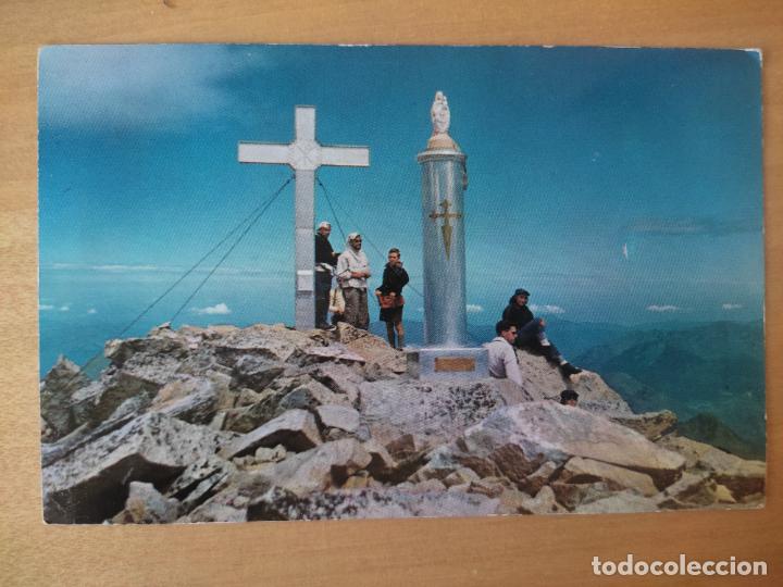 Postales: PIRINEOS CENTRALES PICO ANETO CRUZ Y VIRGEN PILAR ED CYP SC SOBADA DORSO MANCHADO