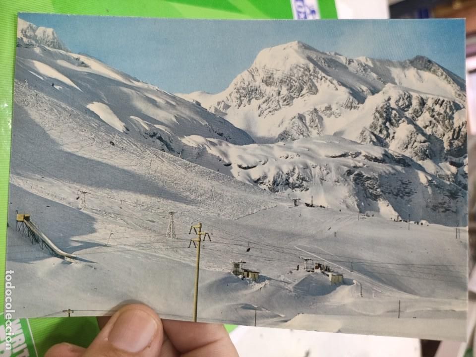 Postales: Postal CANFRANC Candanchu ESTACION INVERNAL Pistas del Tobazo y la Rinconada N 20 SICILIA 1974 Escri