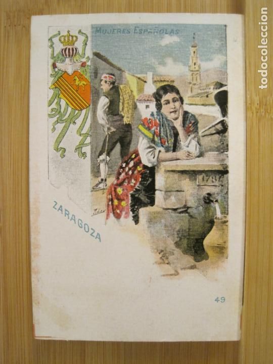 Postcards: ZARAGOZA-MUJERES ESPA&Ntilde;OLAS-REVERSO SIN DIVIDIR-POSTAL ANTIGUA-(96.383)