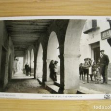 Postales: VALDERROBRES-PORCHES DE LA CALLE DE FERMIN GALAN-FOTOGRAFICA-POSTAL ANTIGUA-(96.387)