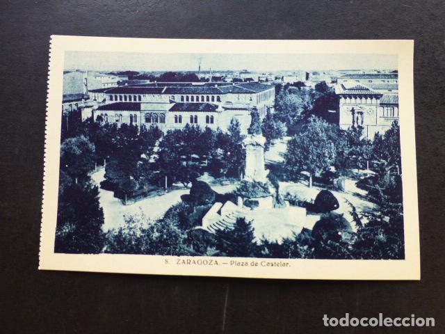 Postales: ZARAGOZA PLAZA DE CASTELAR - Foto 1