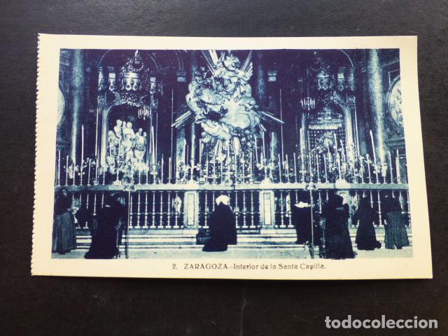 Postales: ZARAGOZA INTERIOR DE LA SANTA CAPILLA - Foto 1