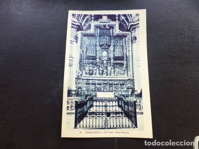 Postales: ZARAGOZA EL PILAR ALTAR MAYOR - Foto 1