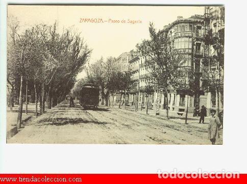 Postales: Zaragoza.- Paseo de Sagasta - Foto 1