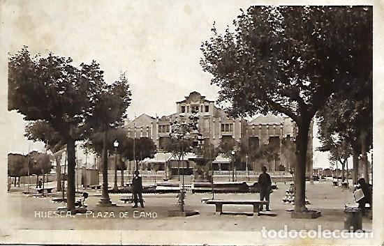 Postales: HUESCA - PLAZA DE CAMO - ESCRITA - Foto 1