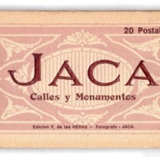 Postales: JACA.(HUESCA).- CALLES Y MONUMENTOS - ÁLBUM COMPLETO. ED. F. DE LAS HERAS. 20 POSTALES.. Lote 359962830