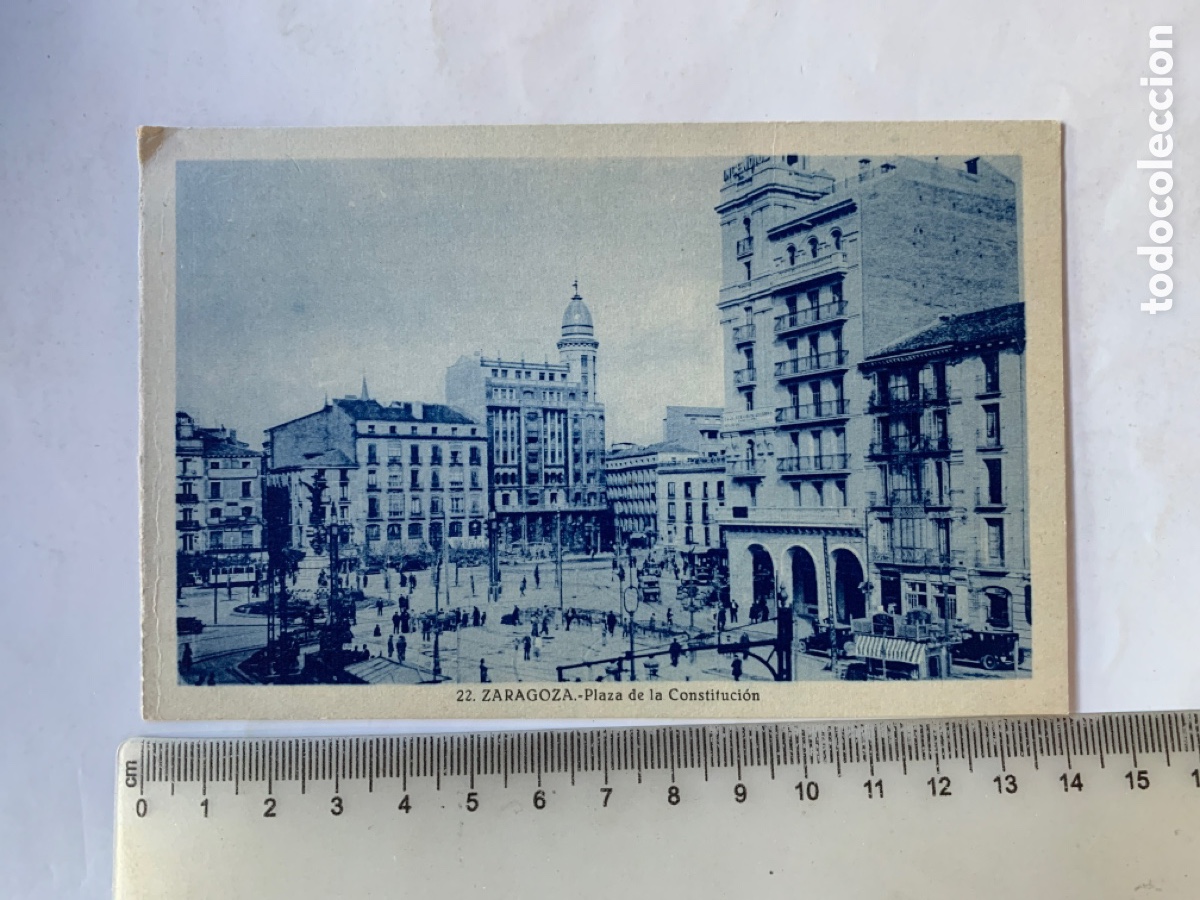 Postales: POSTAL. ZARAGOZA. PLAZA DE LA CONSTITUCI&Oacute;N. - Foto 1