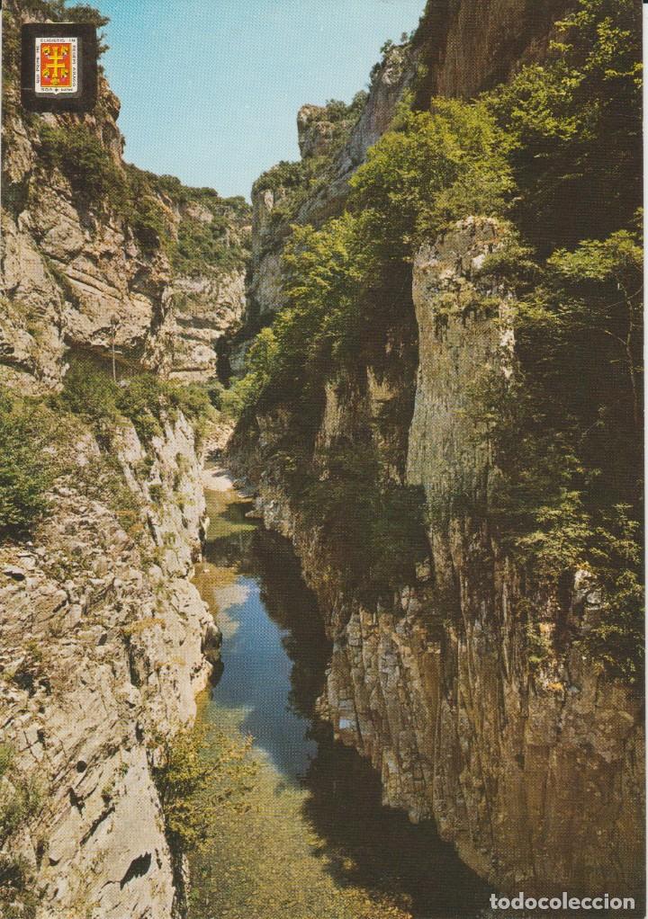 Postales: (1663) ANSO. HUESCA. ENTRADA A LA FOZ DE BINIES ... SIN CIRCULAR - Foto 1