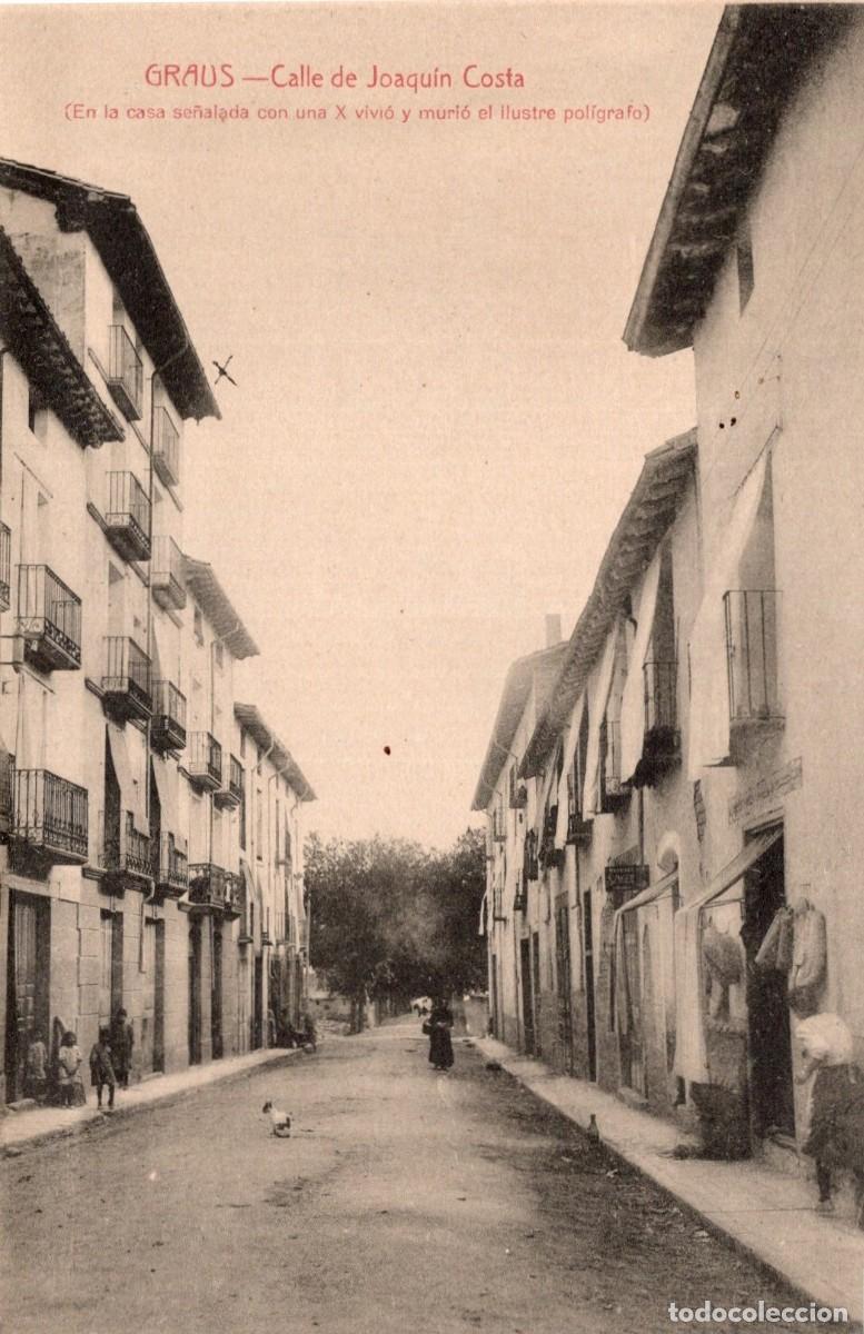 Postales: GRAUS. CALLE JOAQUIN COSTA - Foto 1
