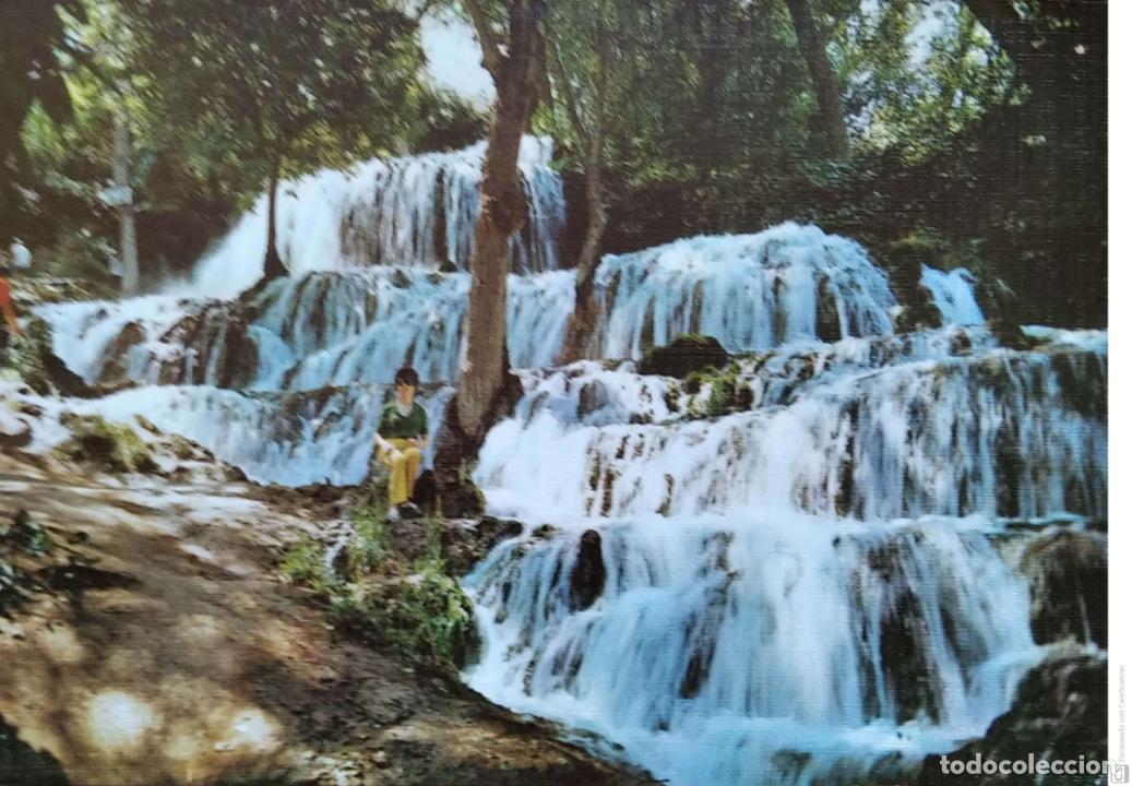 Postales: Monasterio de Piedra. 16 Cascada de los Fresnos. Ediciones Sicilia. Nueva. Color.