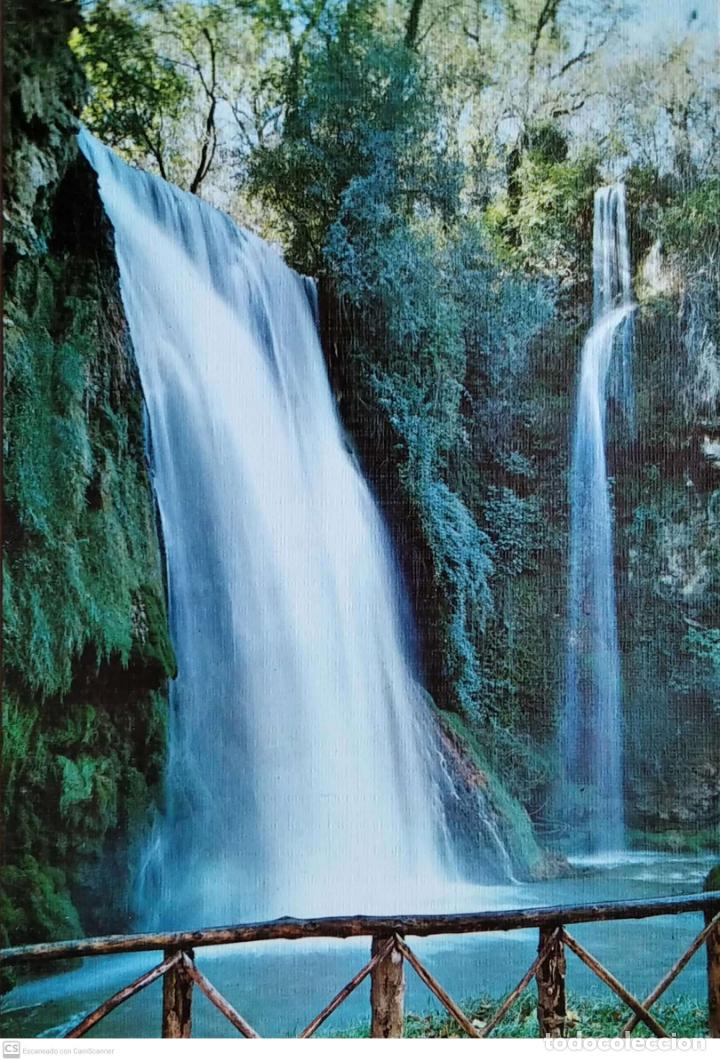 Postales: Monasterio de Piedra. 3 Cascada La Caprichosa. Ediciones Sicilia. Nueva. Color.