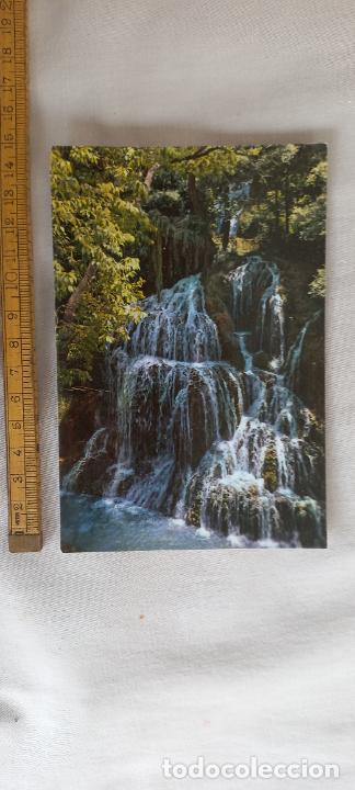 Postales: POSTAL. 19. MONASTERIO DE PIEDRA. ZARAGOZA. CASCADA DE EL IRIS. - Foto 1