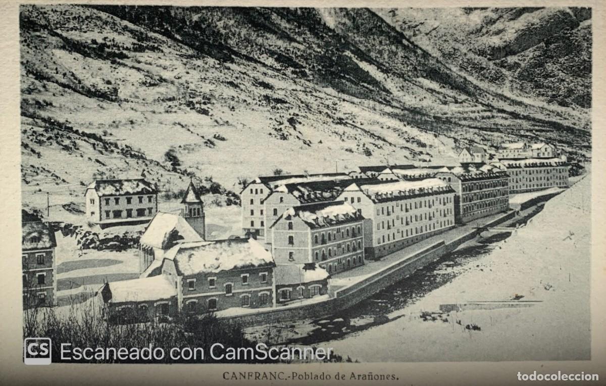 Postales: JACA-CANFRANC-POBLADO DE ARA&Ntilde;ONES-TARGETA POSTAL ANTIGUA - Foto 1