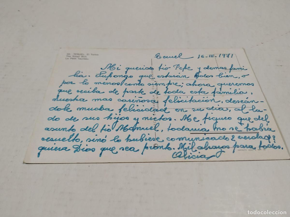 Postales: TERUEL - POSTAL TERUEL - EL TORICO - Foto 2