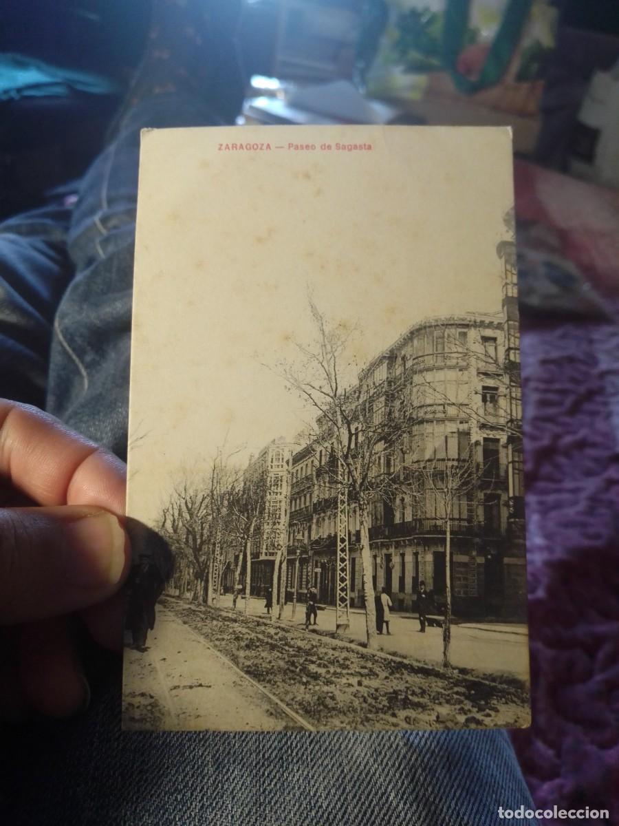 Postales: Zaragoza Paseo Sagasta - Foto 1
