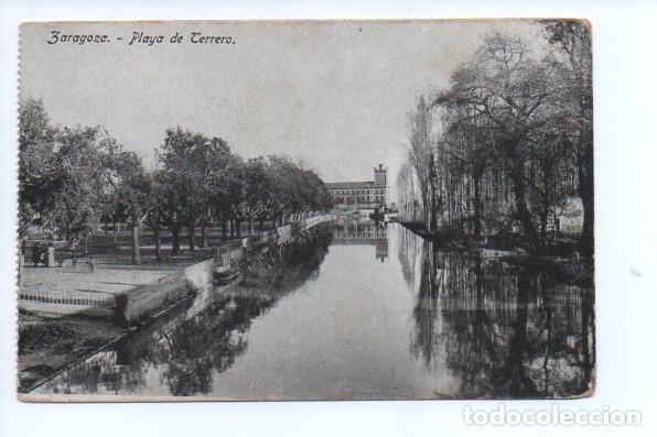 Postales: POSTAL, ZARAGOZA - PLAYA DE TERRERO. SIN CIRCULAR. - Foto 1