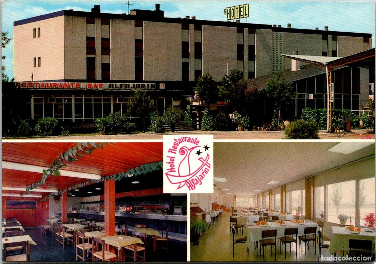 Postcards: Hotel Restaurante Alfajar&iacute;n - Estaci&oacute;n de Servicio - Ed. Garc&iacute;a Garrabella - 150x105mm aprox.