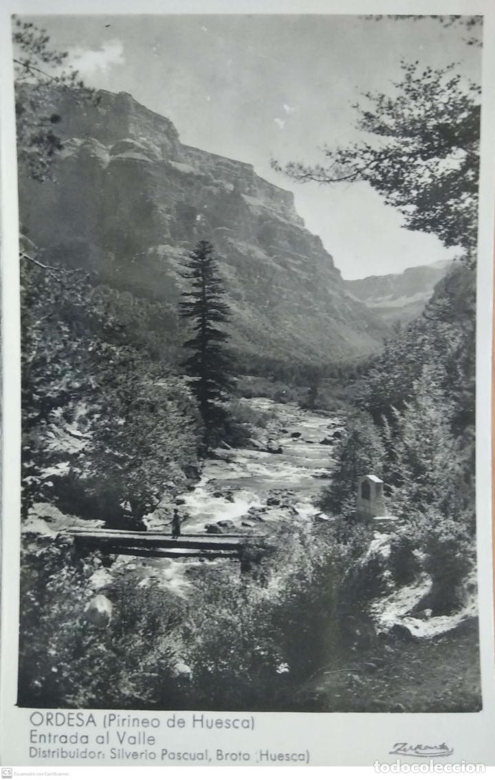 Postales: Ordesa. Entrada al Valle. Zerkowitz. Nueva. Blanco/Negro.