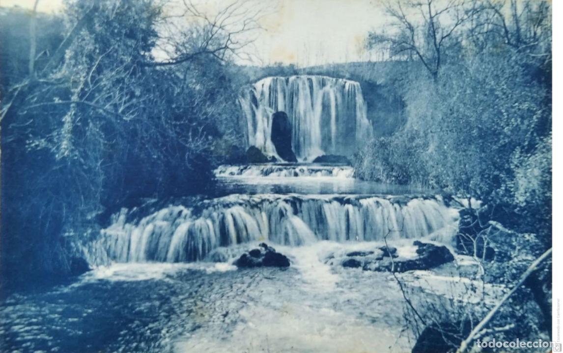 Postales: Monasterio de Piedra. 15 Cascada del Vado. M. Arribas. Nueva. Blanco/Negro