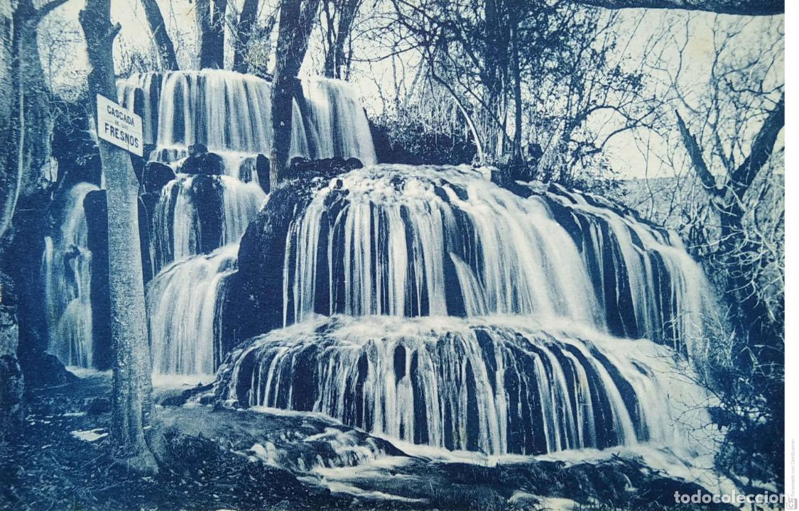 Postales: Monasterio de Piedra. 13 Cascada de los Fresnos. M. Arribas. Nueva. Blanco/Negro
