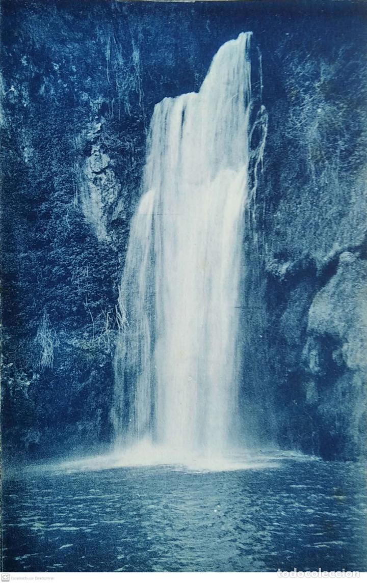 Postales: Monasterio de Piedra. 14 Cascada Gran Requijada. M. Arribas. Nueva. Blanco/Negro