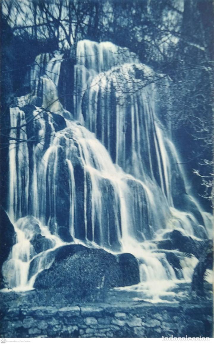 Postales: Monasterio de Piedra. 11 Cascada Trinidad. M. Arribas. Nueva. Blanco/Negro